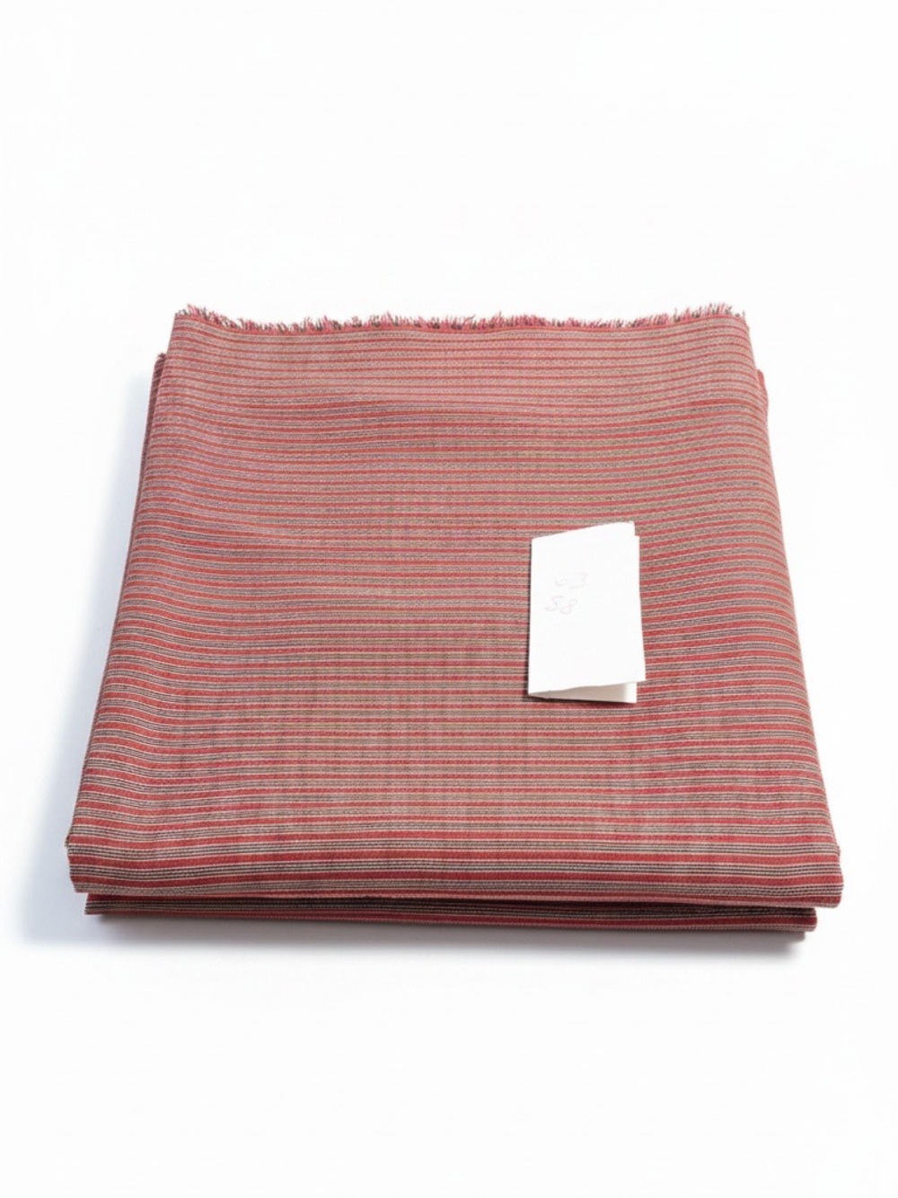🌸VTG Striped Red Heavy Material